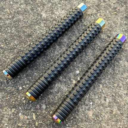 Cyclone Self Defense Expandable Baton w/ Rubber Handle
