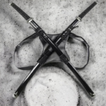 Deadpool Double Katana Backpack 100 CM : 39 INCH Wooden and Plastic Material, Safe to Play Dull