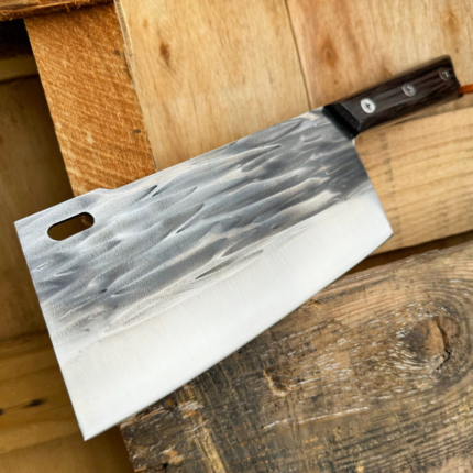 Duan Da Chef Cleaver Knife w: Wood Handle