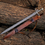 King Solomon Sword with Handmade PREMIUM Quality Sheath Best Gift for men, Birthday Gift, Christmas Gift