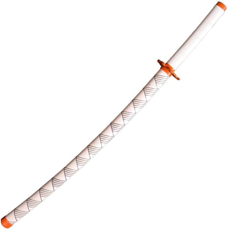 Demon Slayer Kyojuro Rengoku 41cm Metal Katana - Samurai Sword Cosplay Prop Blade
