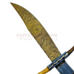 Damascus Bowie Collecting Knife - Image 3