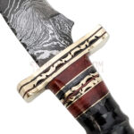 Damascus Hunting Deer Horn Knife - Image 3