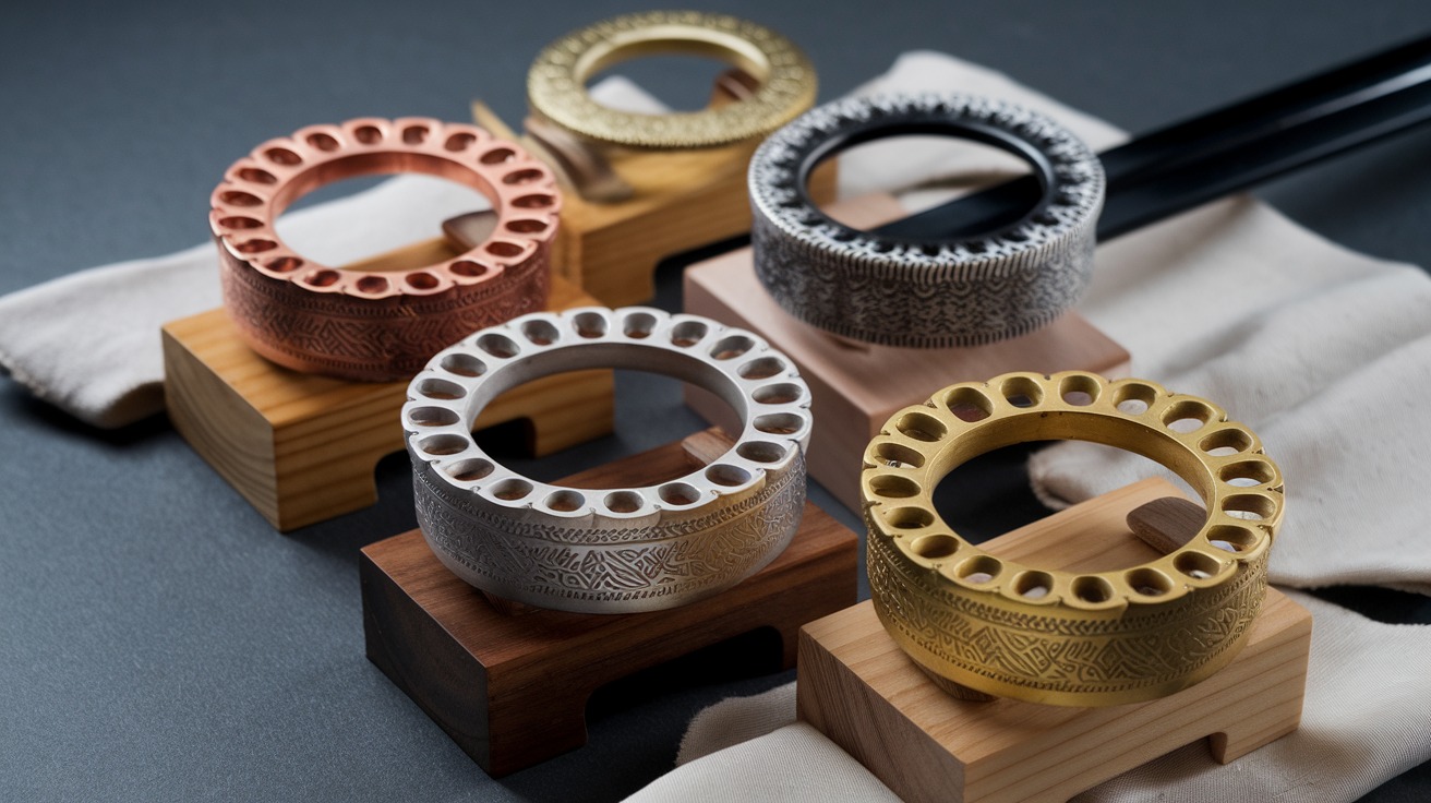 Materials Used in Crafting the Habaki Copper Brass Silver Gold