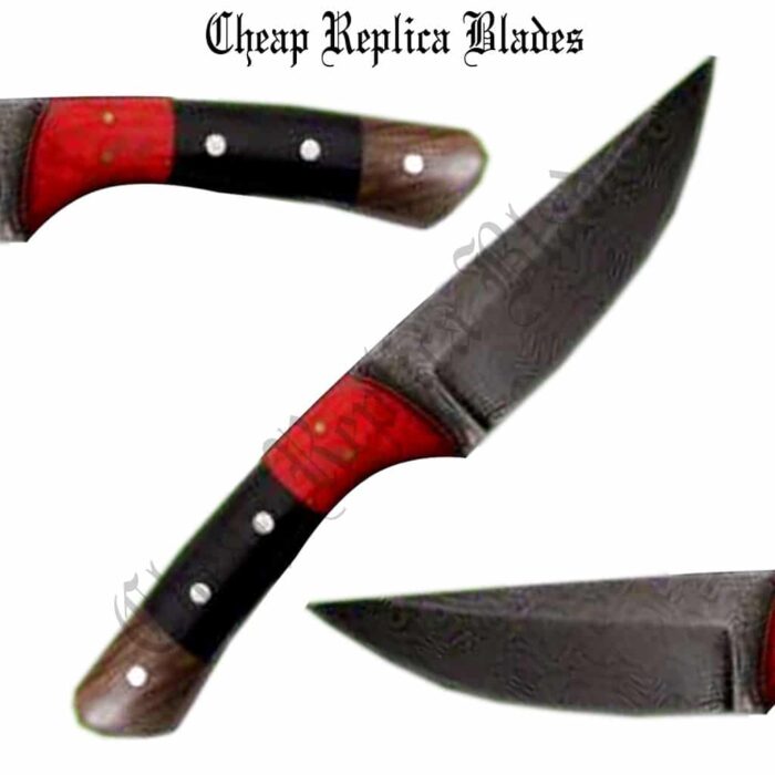 Damascus Hand Made Tang Pocket Knife - Image 1
