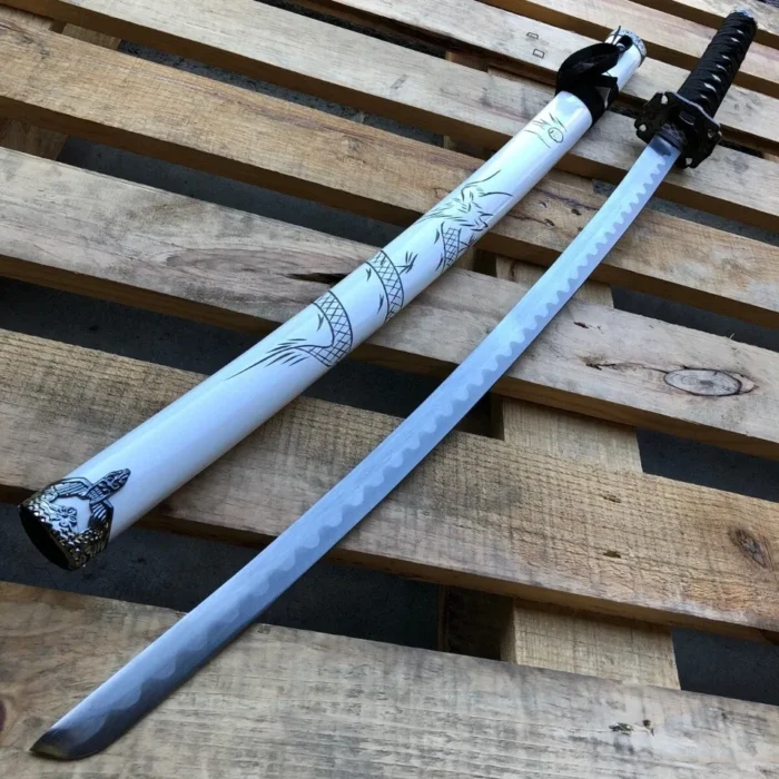 Japanese Samurai Katana Sword Dragon Tang Ninja Blade