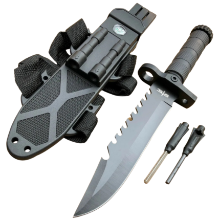 Military Survival Hunting Fixed Blade Tactical Army Knife Fire Starter