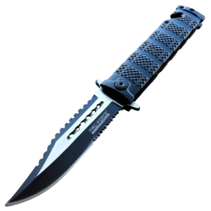 8.5" TAC Force Spring Assisted Tactical Folding Pocket Knife – Serrated Clip Point EDC