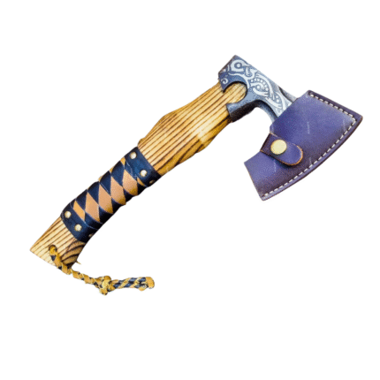 Custom Hand-Forged Valhalla Carbon Steel Throwing Axe