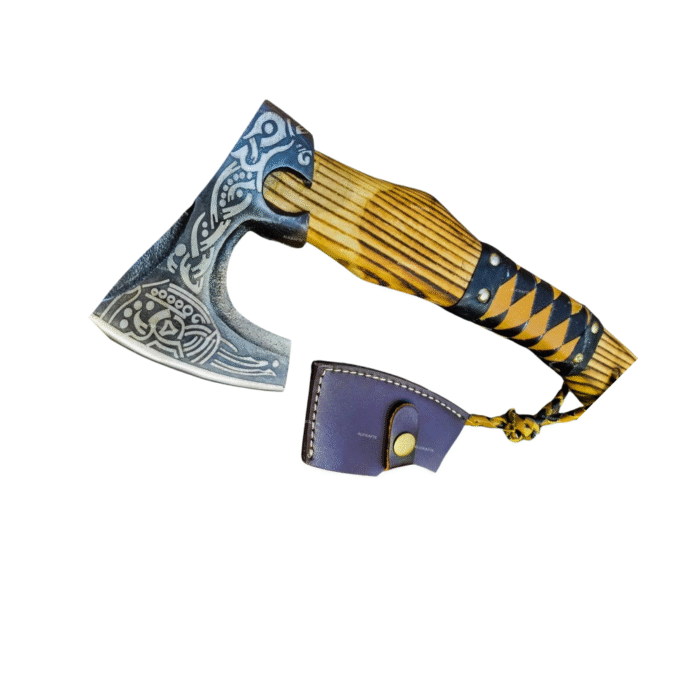 Custom Hand-Forged Valhalla Carbon Steel Throwing Axe