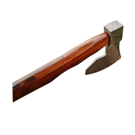 Hand-Forged Damascus Steel Viking Bearded Camping Hatchet Tomahawk Axe