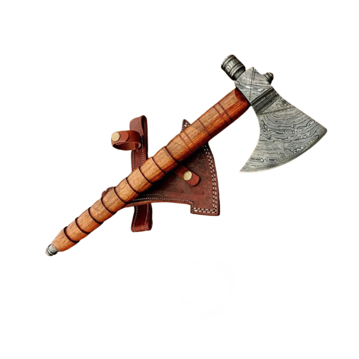 Hatchet Handmade Damascus Steel Tomahawk 17″ Axe - Image 2