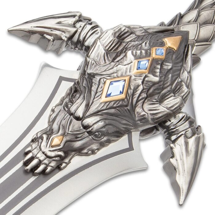 Dragon Slayer Fantasy Sword Video Game Replica with Ful Tang - Image 5