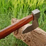 Mini Axe 6.5″ Compact Hatchet with Leather Sheath