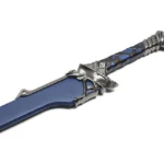 Icing Death Replica Metal Sword with Blue Hardwood Scabbard