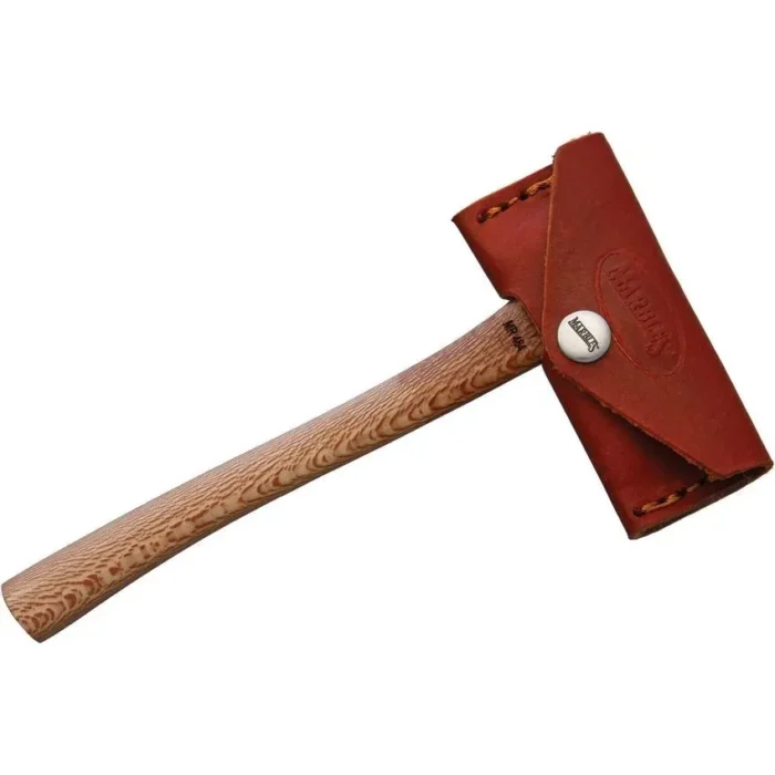 Mini Axe 6.5″ Compact Hatchet with Leather Sheath - Image 2
