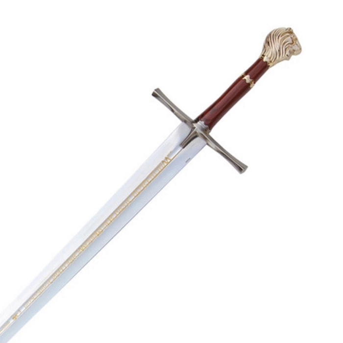 NARNIA CHRONICLES MOVIE PRINCE MEDIEVEAL SWORD REPLICA WITH INSCRIPTION & PLAQUE
