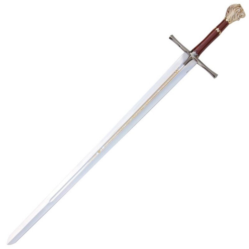 Narnia Chronicles Prince Medieval Sword Replica with Inscription & Display Plaque – Stainless Steel