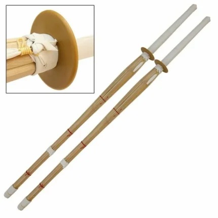 Pair of Kendo Shinai Bamboo Katana Practice Training Swords