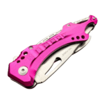 Pink Tactical Folding 8" Knife Spring Assisted Pocket Blade