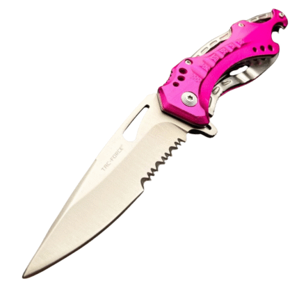 Pink Tactical Folding 8" Knife Spring Assisted Pocket Blade