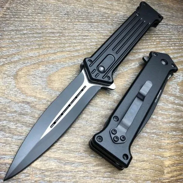 TAC FORCE 8 Spring Folding Assisted Stiletto Knife