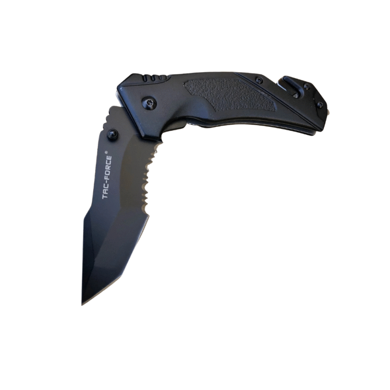 8.25" TAC FORCE TANTO SPRING ASSISTED TACTICAL FOLDING POCKET KNIFE Open Assist