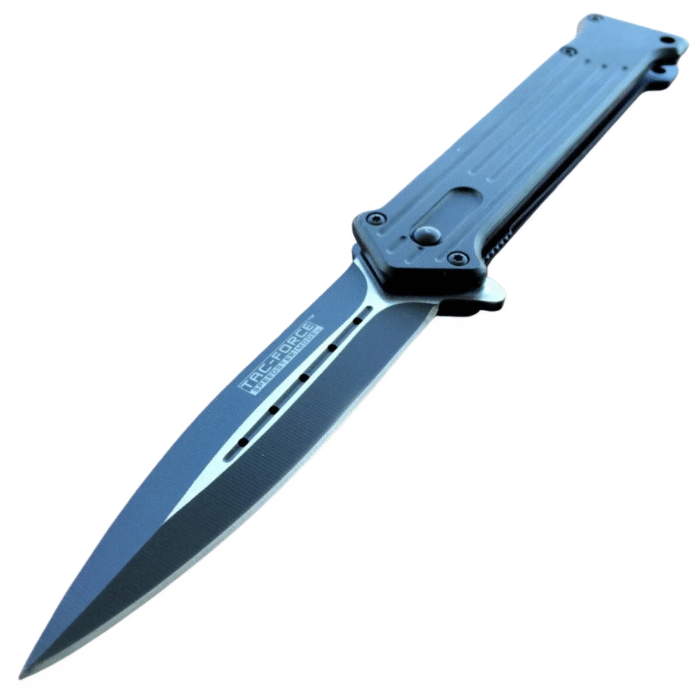 TAC FORCE TF624BK Spring-Assisted Stiletto Folding 8" Knife - Image 2