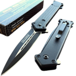 TAC FORCE TF624BK Spring Assisted Stiletto Folding Knife