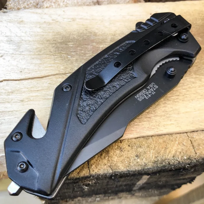 TAC FORCE 8.25" Tanto Spring Assisted Knife