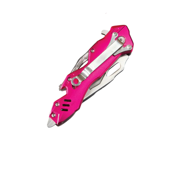 Pink Spring Assisted Folding Pocket Knife - Image 3