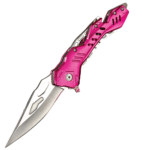 Pink Spring Assisted Folding Pocket Knife