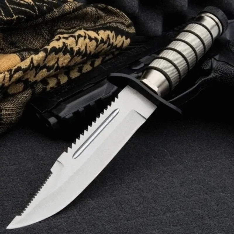 Tactical Rambo Survival Hunting Bowie 9.5" Knife