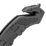 Black Tactical Spring Assisted Pocket Knife - Image 2