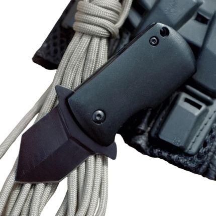 Black Covert Mini Tactical Folding Pocket 5'' Knife