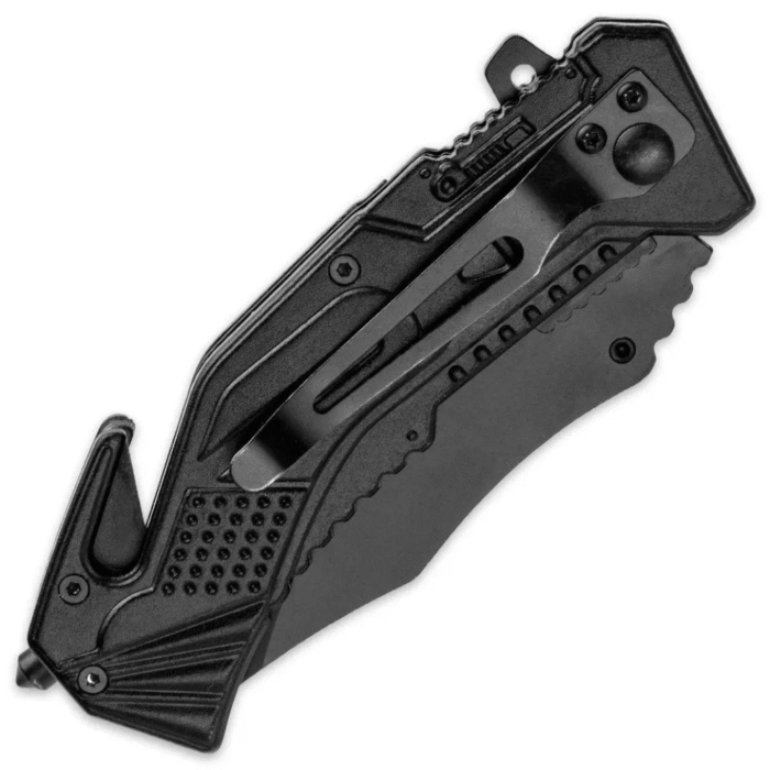 Army Tactical Spring Assisted Rescue Pocket Knife