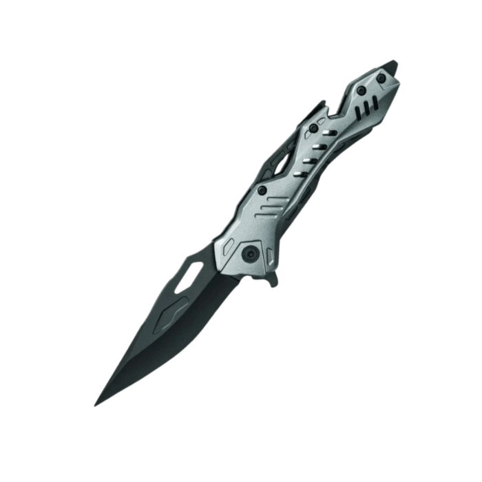 Gunmetal Spring Assisted Tactical Folding Pocket Knife