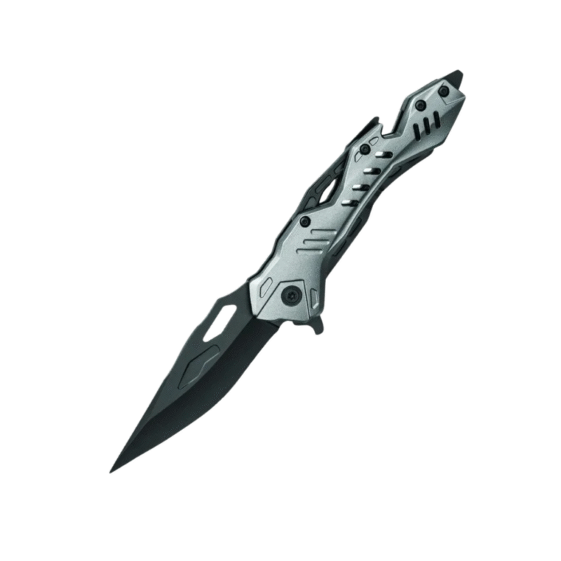Gunmetal Spring Assisted Tactical Folding Pocket Knife