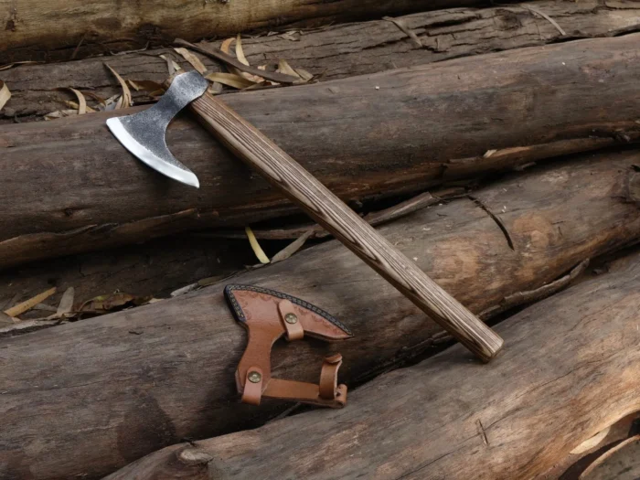 Hand-Forged Viking Axe Carbon Steel Tomahawk - Image 2