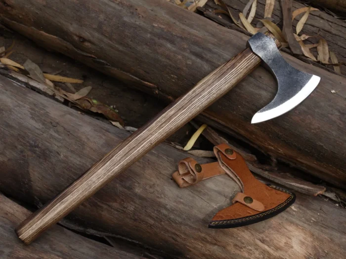 Hand-Forged Viking Axe Carbon Steel Tomahawk - Image 3