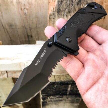 TAC FORCE 8.25" Tanto Spring Assisted Knife