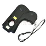 Defender rechargeable pistol grip stun gun with compact design