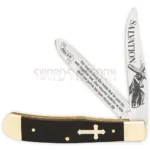 Salvation Trapper pocket knife with John 316 etching