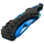 MTech USA 8.25-inch blue spring assisted knife