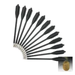 12-Pack Black Mini Pistol Crossbow Bolts Arrow Darts