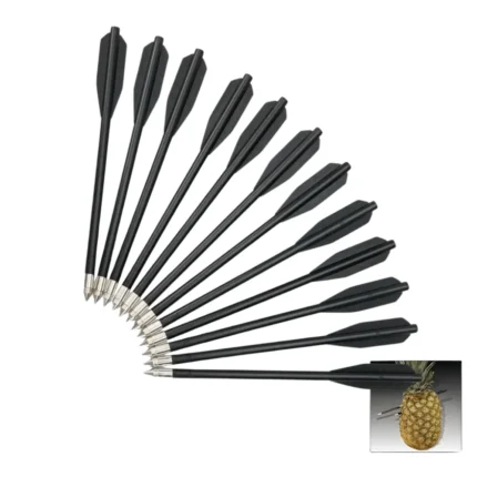 12-Pack Black Mini Pistol Crossbow Bolts Arrow Darts