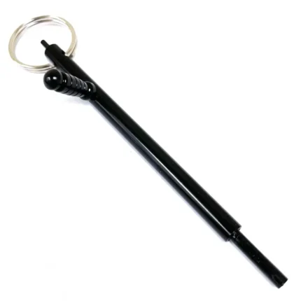 2PC Black Aluminum Universal Handcuff Pocket Key Set