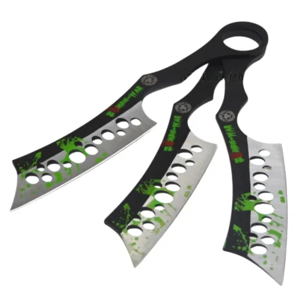 3-Piece 8" Zombie Killer Tactical Throwing Knife Set