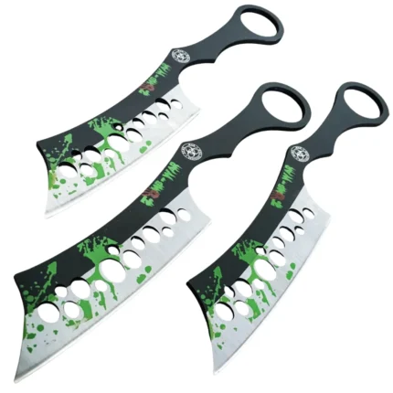 3-Piece 8" Zombie Killer Tactical Throwing Knife Set