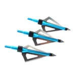 3PC Aluminum 100 Grain Broadheads Crossbow and Archery